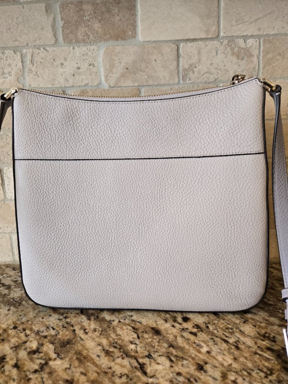 Kate Spade Lena Colorblock Large Swingpack Crossbody in Mountain Gray Multi -EUC - Picture 10 of 14